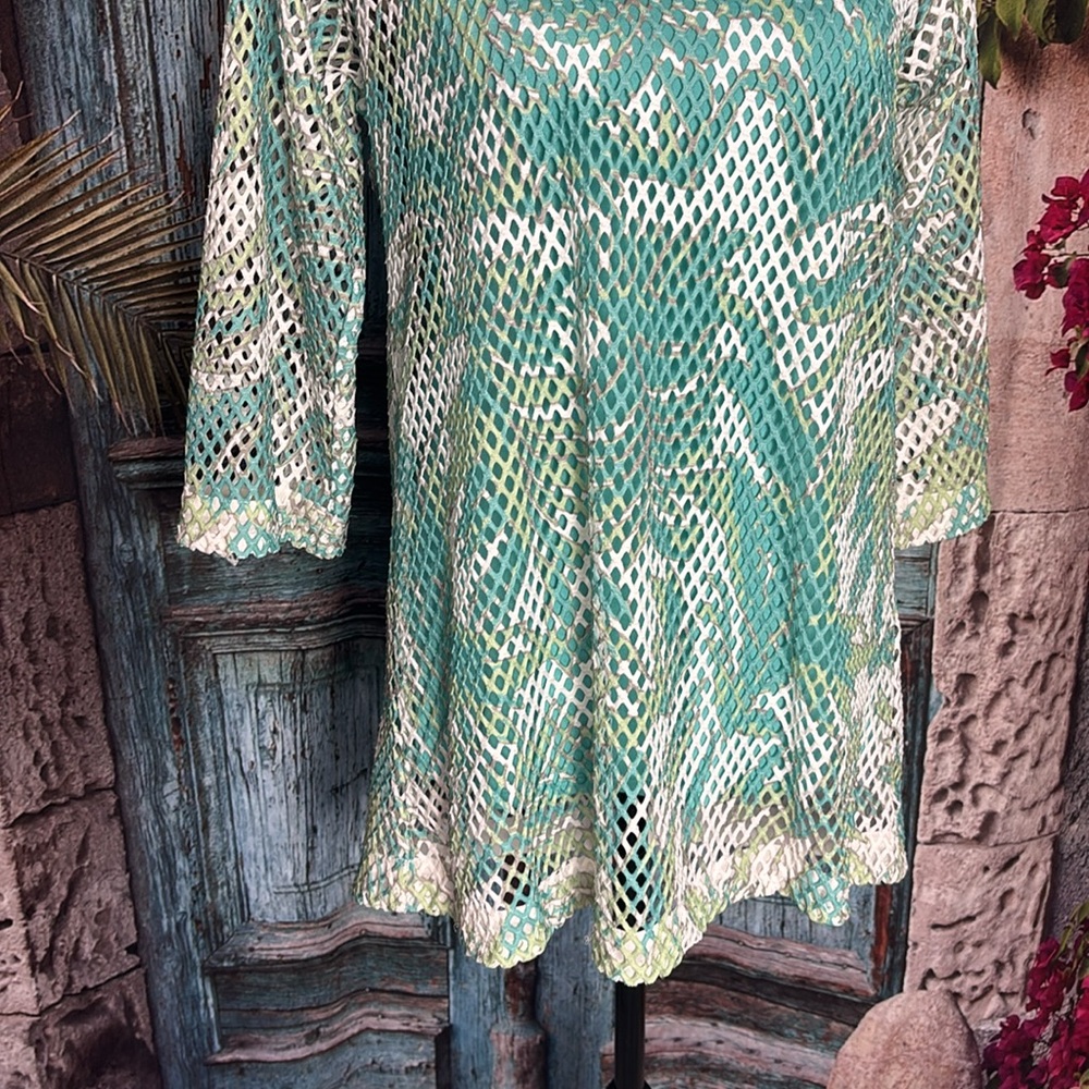 Multiples Mesh Tunic Top With Matching Tank Top, … - image 4